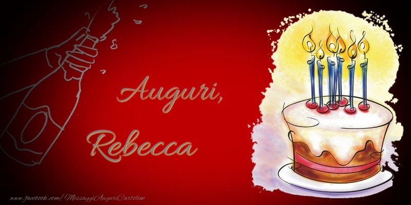 Cartoline di auguri - Auguri, Rebecca