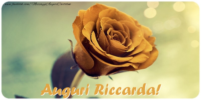 Cartoline di auguri - Rose | Auguri Riccarda