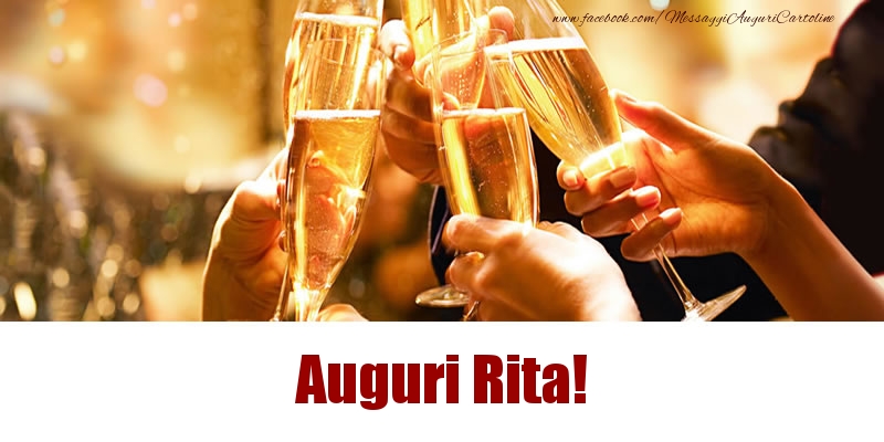 Cartoline di auguri - Champagne | Auguri Rita!