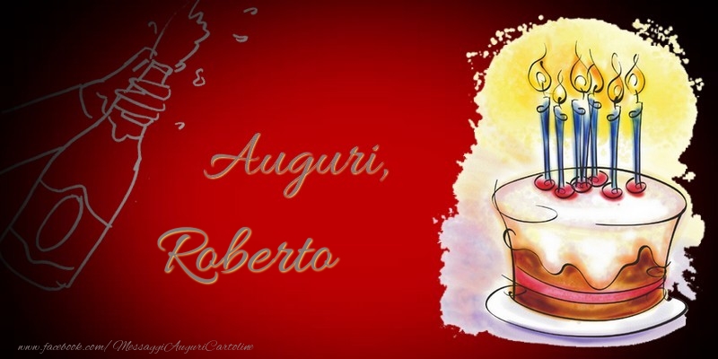 Cartoline di auguri - Auguri, Roberto