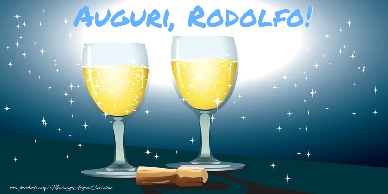 Cartoline di auguri - Champagne | Auguri, Rodolfo!