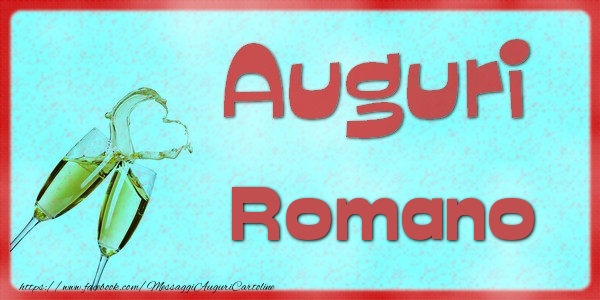Cartoline di auguri - Auguri Romano