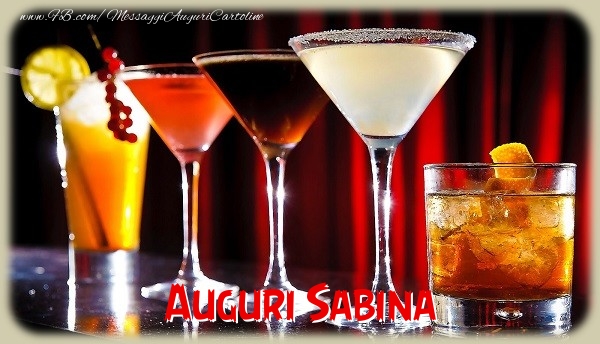 Cartoline di auguri - Champagne | Auguri Sabina