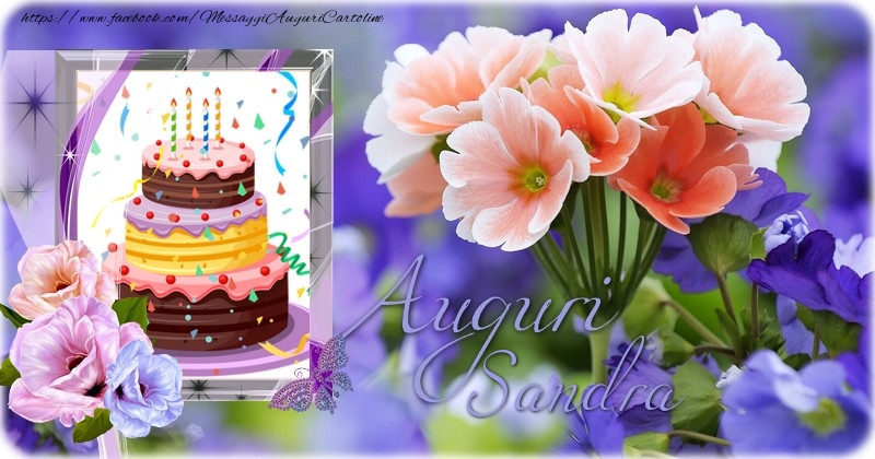 Cartoline di auguri - Auguri Sandra