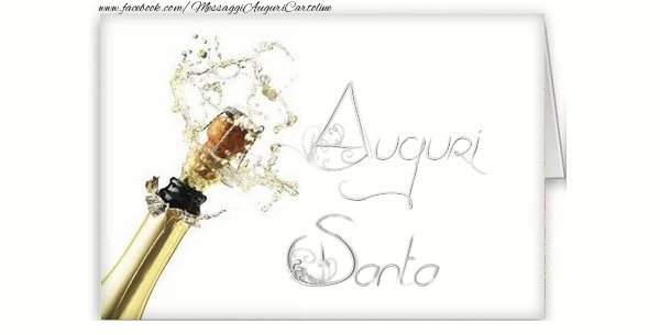 Cartoline di auguri - Champagne | Auguri, Santa