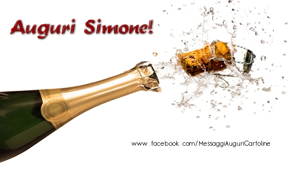Cartoline di auguri - Champagne | Auguri Simone!