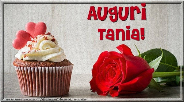 Cartoline di auguri - Rose & Torta | Auguri Tania