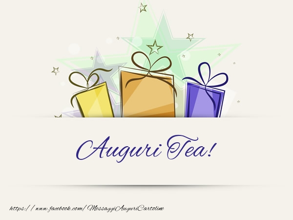 Cartoline di auguri - Regalo | Auguri Tea!