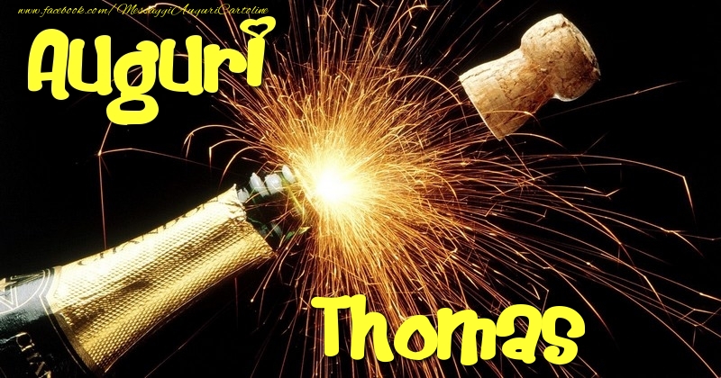 Cartoline di auguri - Auguri Thomas