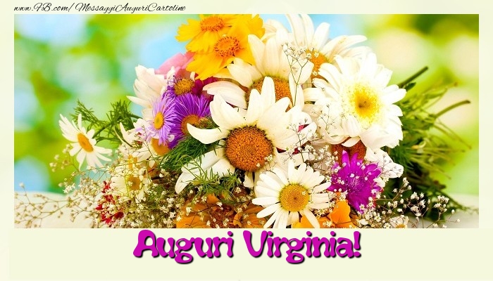  Cartoline di auguri - Fiori | Auguri Virginia