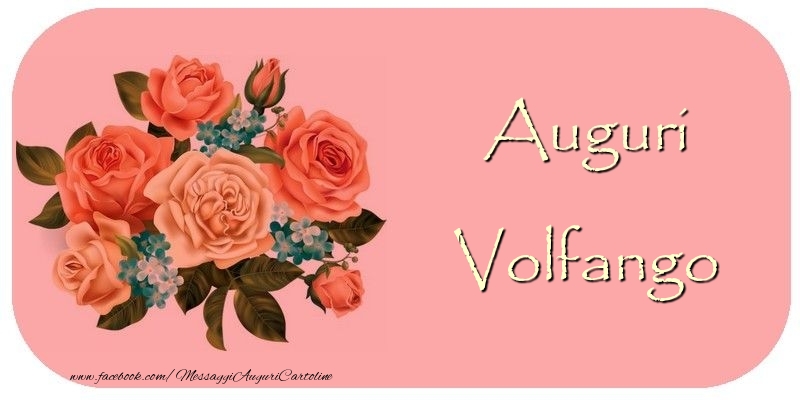 Cartoline di auguri - Rose | Auguri Volfango