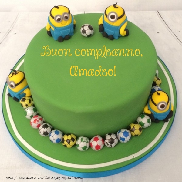 Cartoline per bambini - Torta | Buon compleanno, Amadeo!