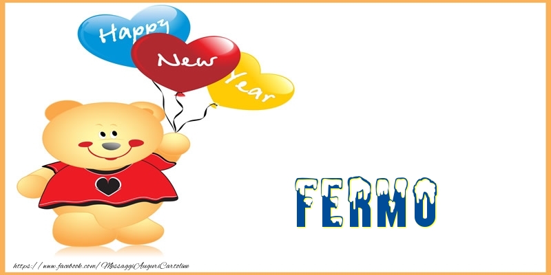 Cartoline di Buon Anno - Animali & Palloncini | Happy New Year Fermo!