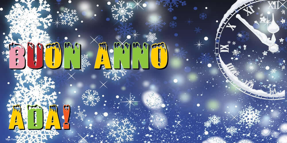 Cartoline di Buon Anno - Neve | Buon Anno Ada!