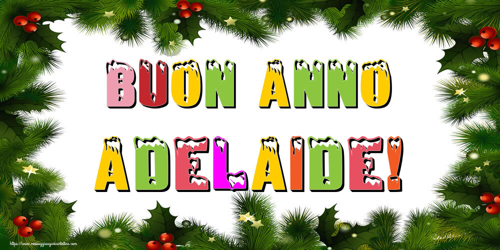Cartoline di Buon Anno - Buon Anno Adelaide!