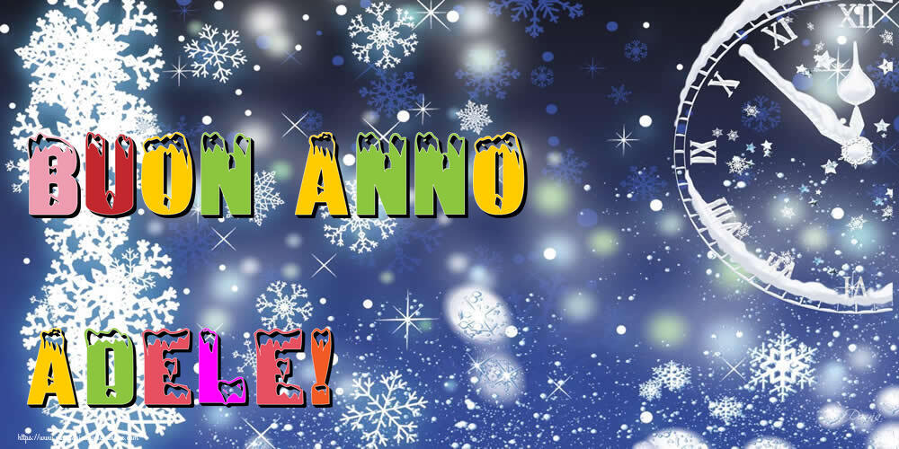 Cartoline di Buon Anno - Neve | Buon Anno Adele!