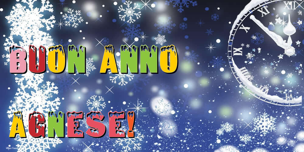  Cartoline di Buon Anno - Neve | Buon Anno Agnese!