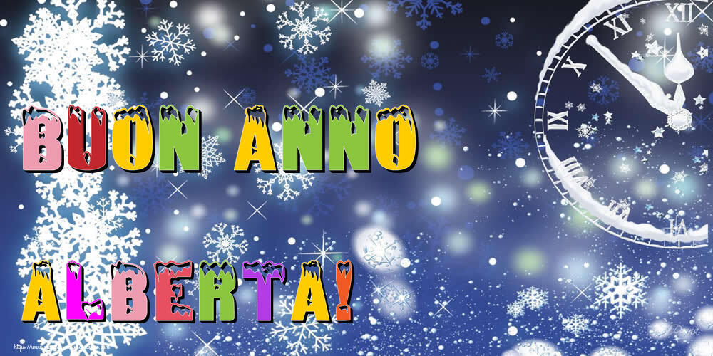 Cartoline di Buon Anno - Neve | Buon Anno Alberta!