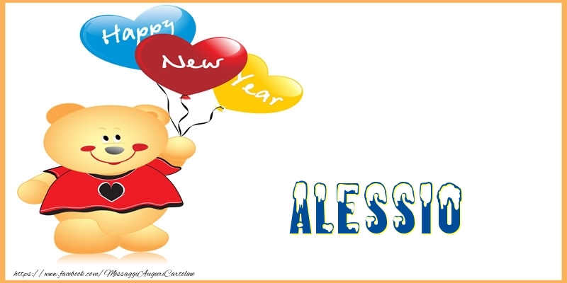 Cartoline di Buon Anno - Happy New Year Alessio!
