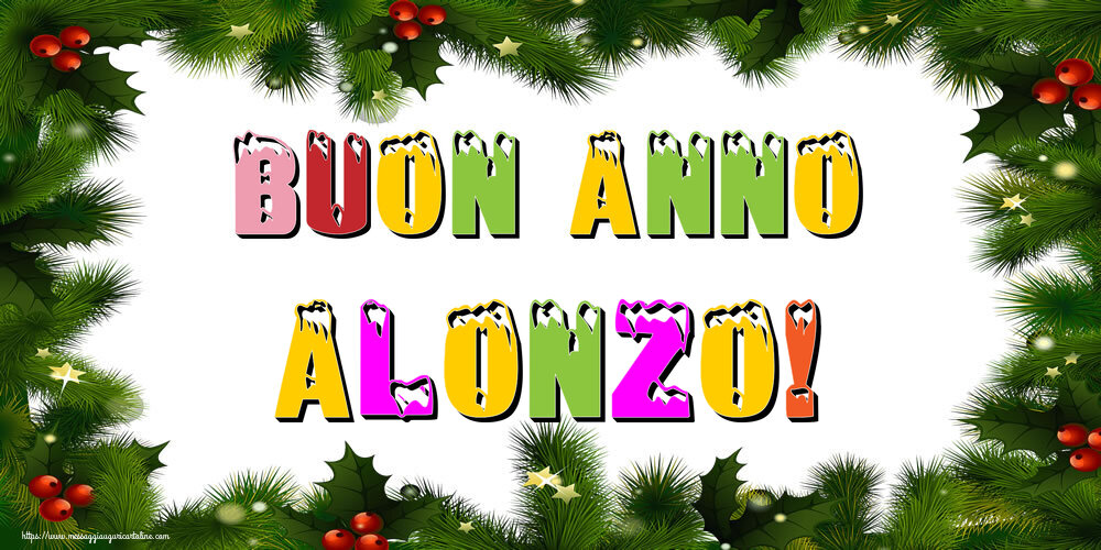 Cartoline di Buon Anno - Albero Di Natale & Palle Di Natale | Buon Anno Alonzo!