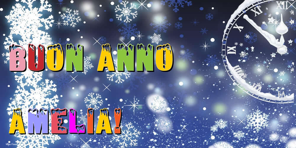  Cartoline di Buon Anno - Neve | Buon Anno Amelia!