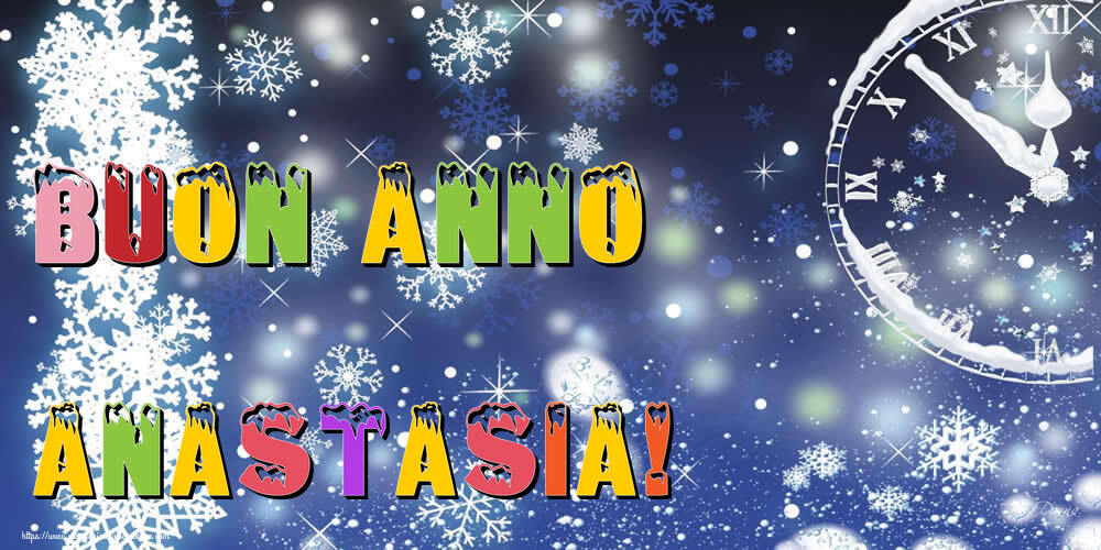  Cartoline di Buon Anno - Neve | Buon Anno Anastasia!