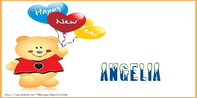  Cartoline di Buon Anno - Animali & Palloncini | Happy New Year Angelia!