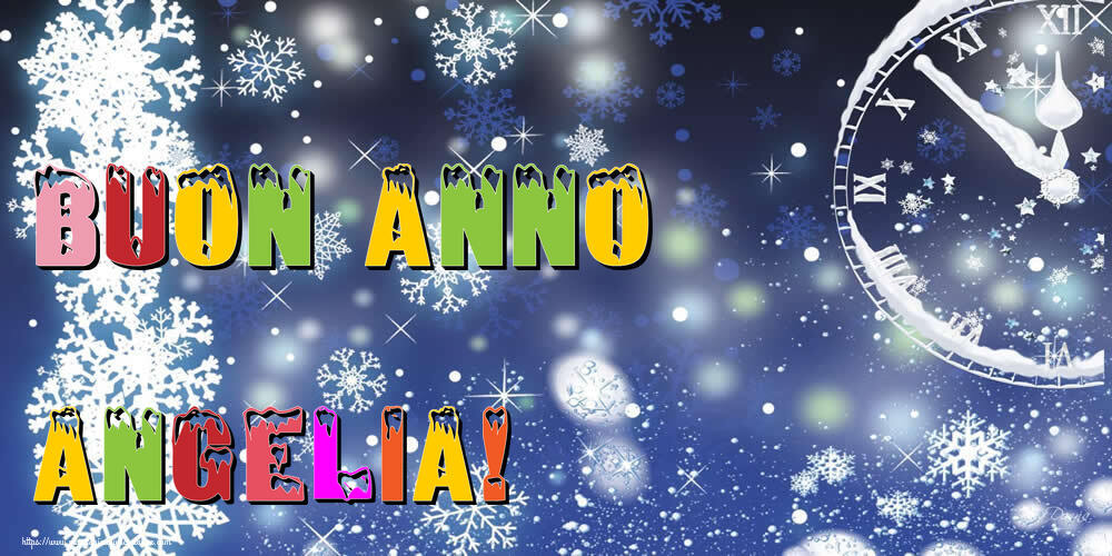 Cartoline di Buon Anno - Neve | Buon Anno Angelia!
