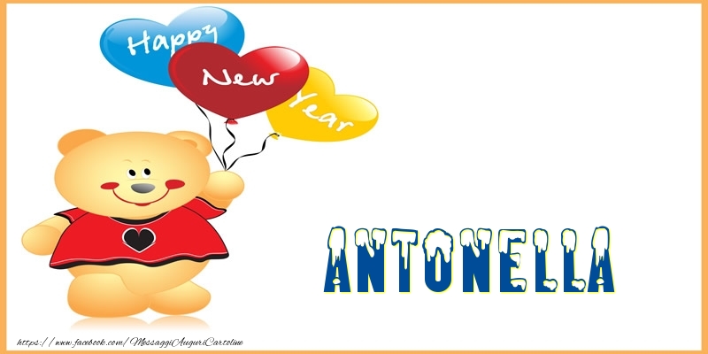 Cartoline di Buon Anno - Happy New Year Antonella!