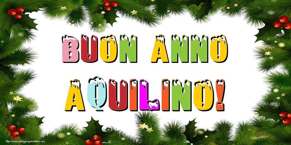  Cartoline di Buon Anno - Albero Di Natale & Palle Di Natale | Buon Anno Aquilino!