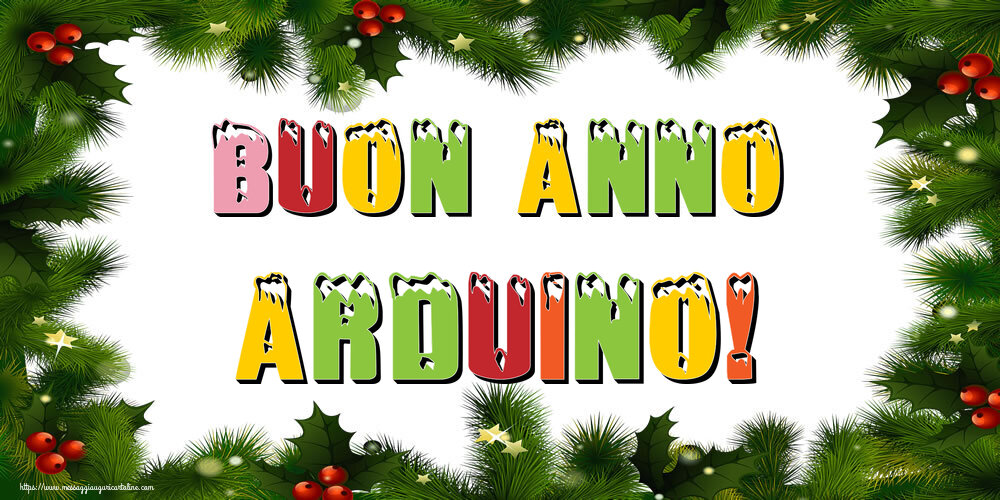 Cartoline di Buon Anno - Albero Di Natale & Palle Di Natale | Buon Anno Arduino!