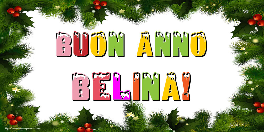 Cartoline di Buon Anno - Albero Di Natale & Palle Di Natale | Buon Anno Belina!