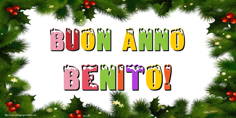 Cartoline di Buon Anno - Albero Di Natale & Palle Di Natale | Buon Anno Benito!