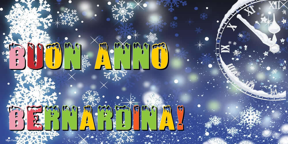  Cartoline di Buon Anno - Neve | Buon Anno Bernardina!