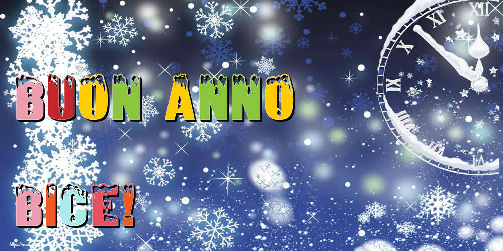 Cartoline di Buon Anno - Neve | Buon Anno Bice!