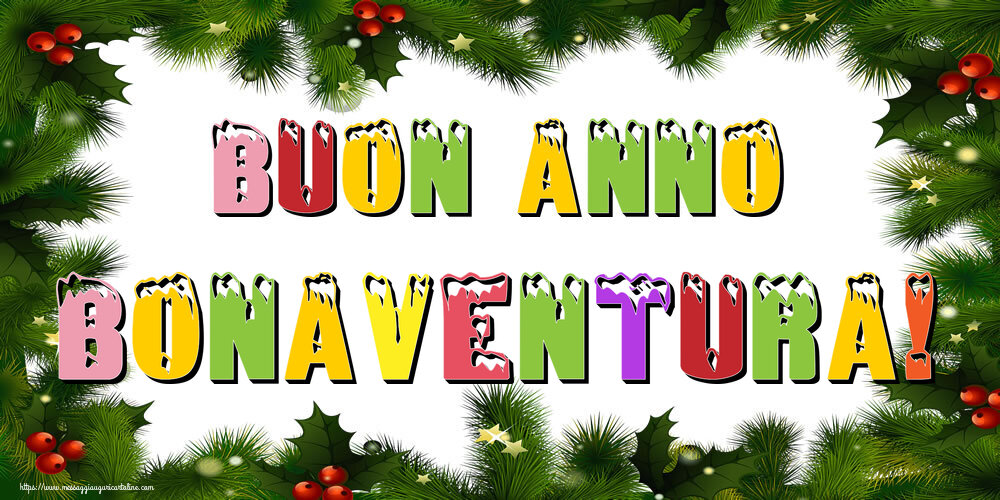  Cartoline di Buon Anno - Albero Di Natale & Palle Di Natale | Buon Anno Bonaventura!