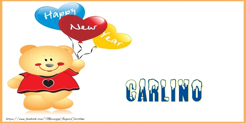 Cartoline di Buon Anno - Happy New Year Carlino!