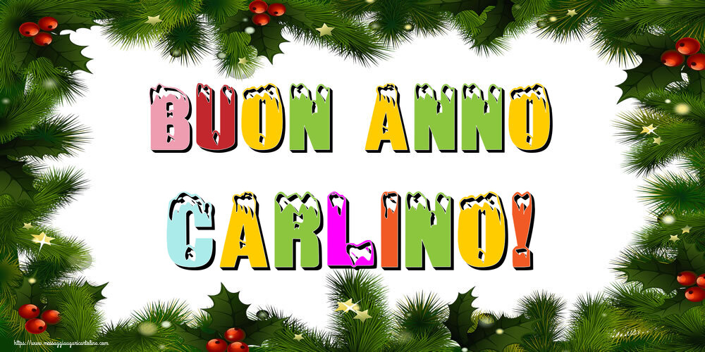  Cartoline di Buon Anno - Albero Di Natale & Palle Di Natale | Buon Anno Carlino!