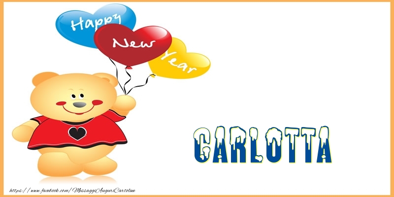 Cartoline di Buon Anno - Happy New Year Carlotta!