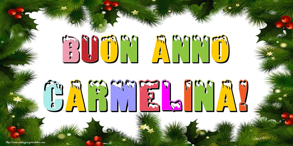  Cartoline di Buon Anno - Albero Di Natale & Palle Di Natale | Buon Anno Carmelina!