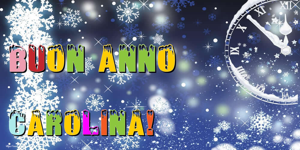  Cartoline di Buon Anno - Neve | Buon Anno Carolina!