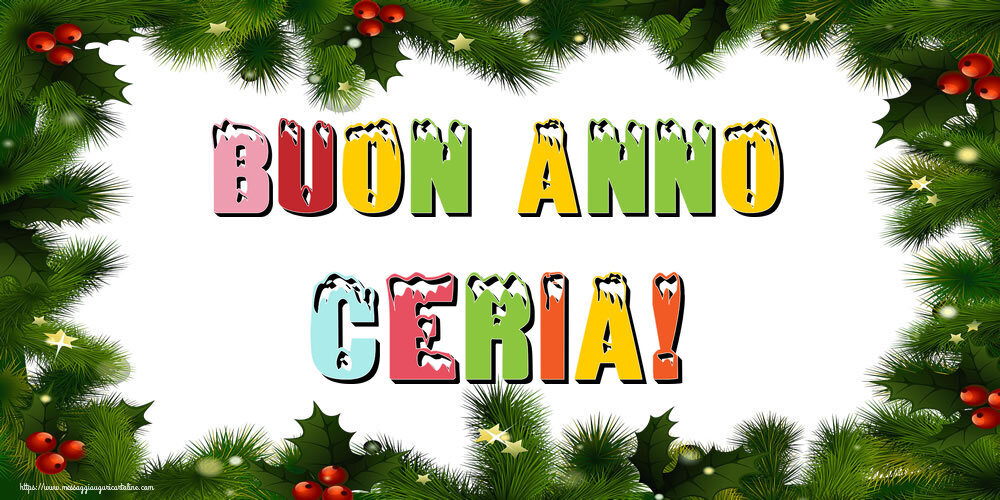 Cartoline di Buon Anno - Albero Di Natale & Palle Di Natale | Buon Anno Ceria!