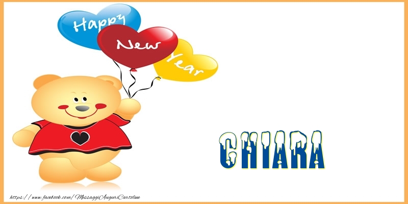 Cartoline di Buon Anno - Happy New Year Chiara!