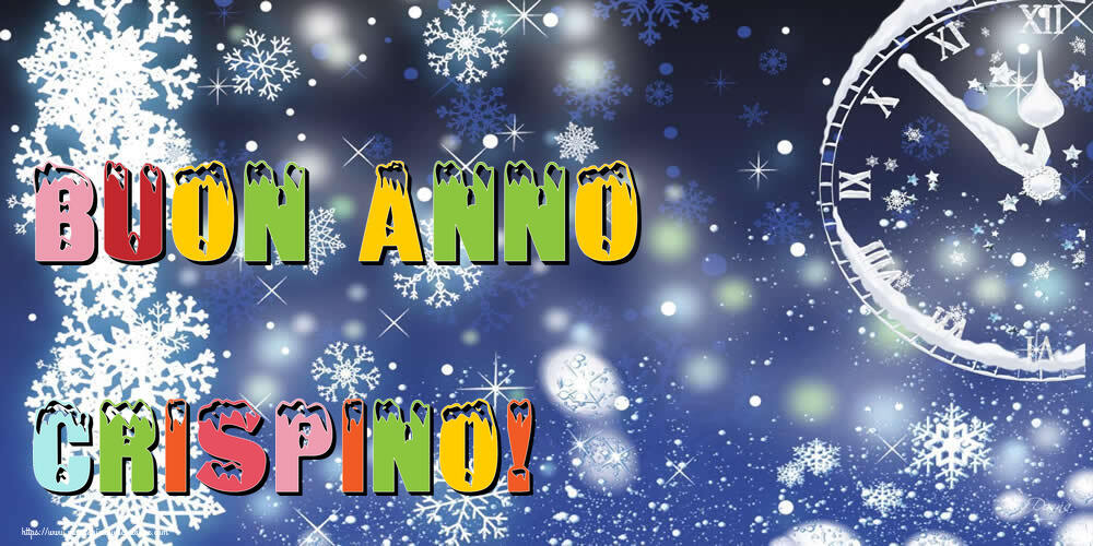 Cartoline di Buon Anno - Buon Anno Crispino!