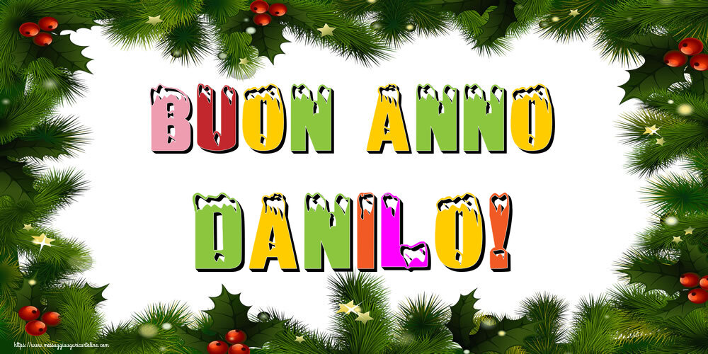  Cartoline di Buon Anno - Albero Di Natale & Palle Di Natale | Buon Anno Danilo!