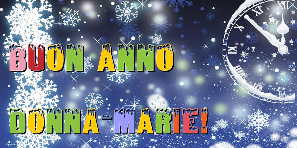 Cartoline di Buon Anno - Neve | Buon Anno Donna-Marie!