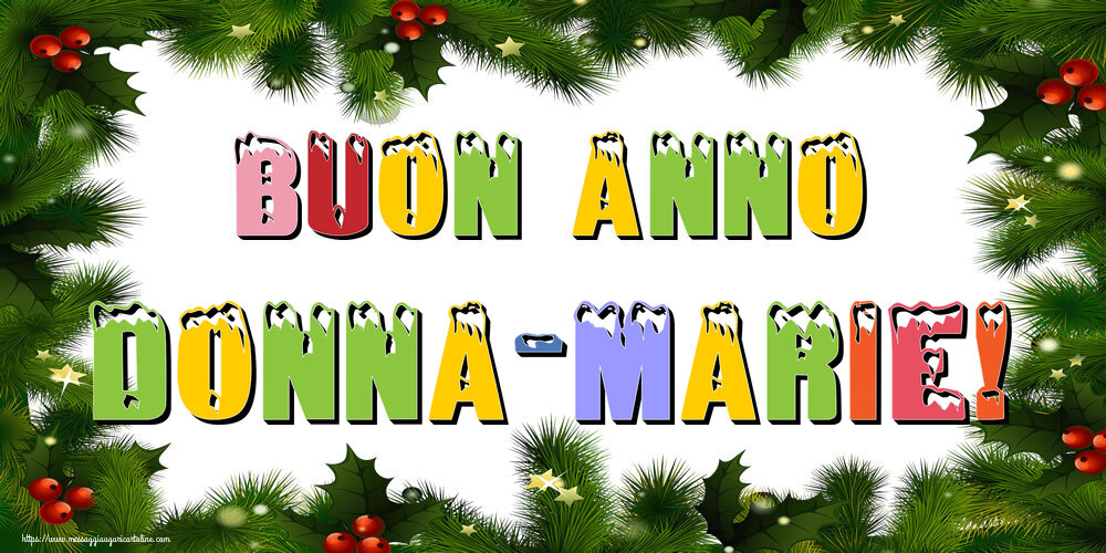 Cartoline di Buon Anno - Albero Di Natale & Palle Di Natale | Buon Anno Donna-Marie!