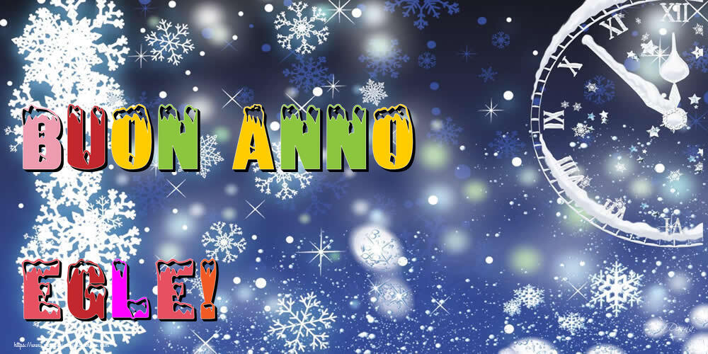 Cartoline di Buon Anno - Neve | Buon Anno Egle!