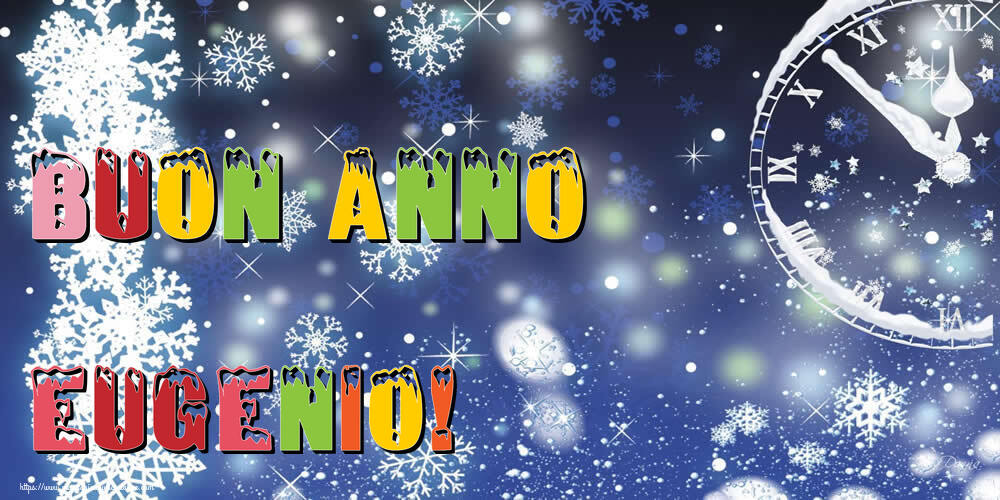 Cartoline di Buon Anno - Neve | Buon Anno Eugenio!