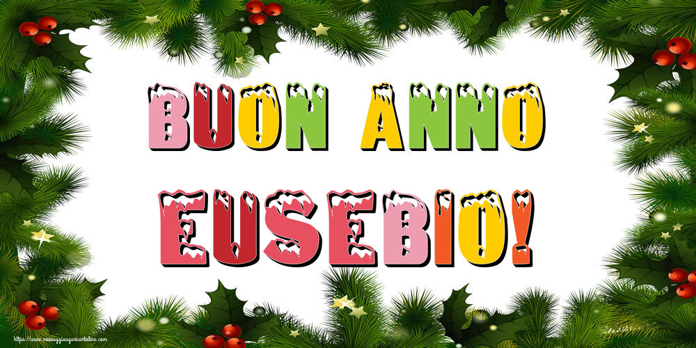  Cartoline di Buon Anno - Albero Di Natale & Palle Di Natale | Buon Anno Eusebio!